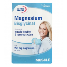 قرص منیزیم بیس گلایسینات   Magnesium Bisglycinat Eurho Vital